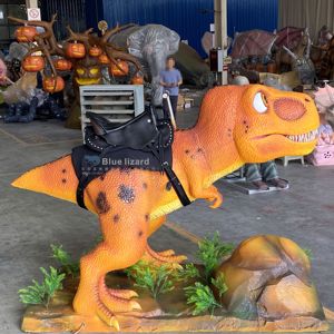 Parc d'attractions Jardin pour enfants Animatronic Cartoon Riding Dinosaur - Product Image 6
