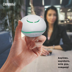Donatello <b>Car</b> Air Purifier Aroma <b>Diffuser</b> USB Powered Fog Free White Mini Essential Oil <b>Fragrance</b> Machine - Product Image 2