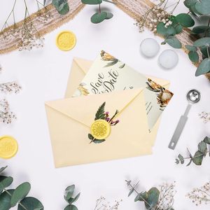 Sceau de cire en laiton de designer, milliers de motifs, pour invitations de mariage, enveloppes et papier - Product Image 5