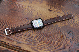 Da xem ban nhạc cạnh bao gồm, tay màu và cọ xát retro da xem Dây Đeo 20 22mm - Product Image 6