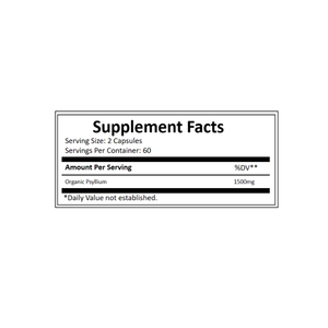 Kapsul sekam <span class=keywords><strong>Psyllium</strong></span> Premium 1500mg | 99% serat makanan untuk kesehatan pencernaan - Product Image 4