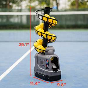 Macchina per Pickleball di Alta Qualità in ABS 681PBH, Lanciatore Automatico con 3 Angoli e 4 Velocità Regolabili, Trainer Portatile per Topspin - Product Image 3