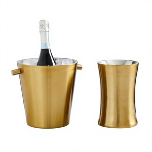 Luxury Classic Design Eco-Friendly for Bucket Gold Color Metal Camping <b>Bar</b> Accessory Wholesale Price Sale - Product Image 1