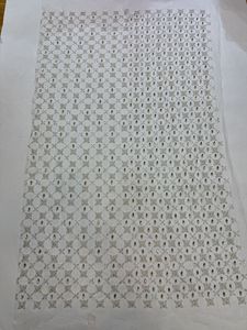 Tissu en dentelle de tulle brodé à la main avec perles, style européen et américain, pour robes de mariée et de soirée - Product Image 4