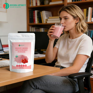 Personaliza tu Logotipo, Polvo de Fresa Instantáneo Soluble, Polvo de Fresa en Paquete de 50g - Product Image 3