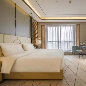 Ensemble de meubles de chambre d'hôtel moderne avec tiroirs de rangement et tête de lit, fabrication sur mesure, projet hôtelier 5 étoiles - Product Image 2