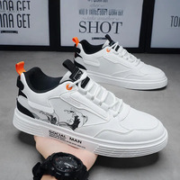 Chaussures de sport décontractées à semelle plate et à lacets de haute qualité Chaussures de marche Chaussures de skateboard pour hommes