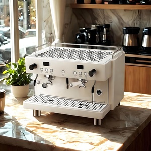 Machine à café expresso semi-automatique, machine à café commerciale avec fonction d'auto-nettoyage pour un entretien facile - Product Image 2