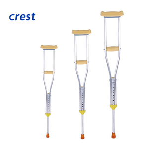 Vente d'usine, béquille pliable en aluminium réglable sous le bras, aide à la marche, béquilles médicales sous le bras, canne de marche - Product Image 3