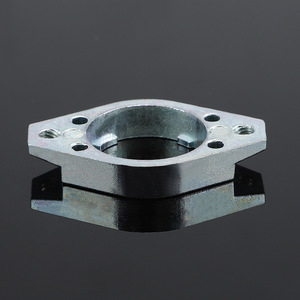 Plaque de base à bouton-poussoir en alliage de zinc, support de montage à 4 trous pour interrupteurs, usiné CNC - Product Image 1