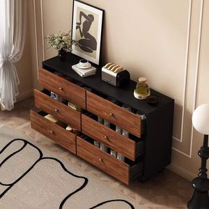 Solid Wood Chest Of Drawers 900mm+ Storage Bedroom Cabinet <b>Sideboard</b> Simple Style - Product Image 4