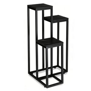 Support de plantes vintage en métal écologique, sur pied, en fer, pour présentation et rangement de pots de fleurs - Product Image 5