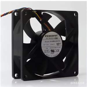 <span class=keywords><strong>Foxconn</strong></span> 24V 48V DC12V 0.60A EC AC 80X80X25mm 8ซม. 8025 4เส้นระบายความร้อนท่อระบายไอเสีย PVA080G12H-P00 - Product Image 4