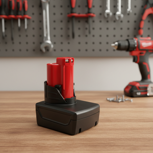 High Performance Replacement Cordless Drill Power Tool <strong>Battery</strong> 12V 6-Cell Lithium-Ion Red for Realme <strong>Battery</strong> Pack - Product Image 3