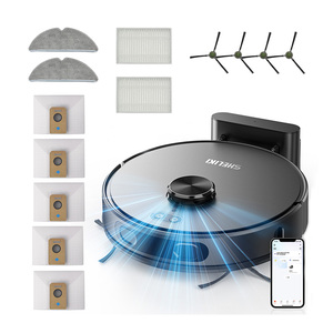Aspiradora robot D60S con potente succión, compatible con Alexa, para barrer y fregar, con autovaciado, robot aspirador doméstico. - Product Image 1