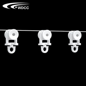 <b>Plastic</b> s Wave Runner Ceiling Smart Curtain Accessories Track Runners Distance Curtain Runner 11.8 mm - Product Image 4