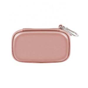 Estuche Rígido Rosa para MP3/MP4, Funda Impermeable de PU con Cierre de Cremallera, Bolsa para Reproductor de Música, Bolsa Portátil para Mini Altavoz, a Prueba de Olores - Product Image 2