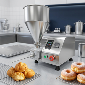 Machine automatique à crème fouettée et à garniture pour churros, pour la production de gâteaux et de pains - Product Image 1