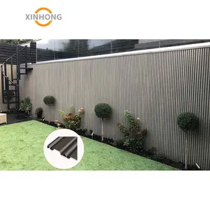 Aluminium Fluted Decor Batten Exterior Aluminum Wall Cladding