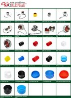 Tapa antipolvo impermeable para MINI DIN hembra 4.310 RF cable conector coaxial tapa protectora con cadena cubierta protectora de Metal N/BNC