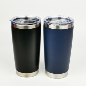 Vente en gros de gobelets personnalisés de 20 oz, gobelets isothermes à double paroi en acier inoxydable pour le café et les boissons, cadeaux - Product Image 1