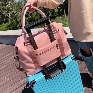 Bolso de viaje rosa para mujer, bolsa de lona giratoria, para la noche, para mujer - Product Image 3