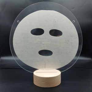 Mascarilla Facial de fibra de té, 30gsm, 100%, polifenoles, tela, proveedor - Product Image 2