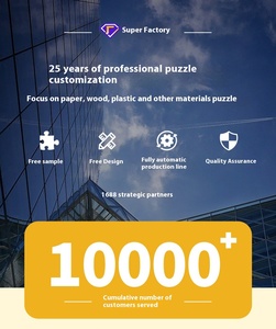 ตัวต่อจิ๊กซอว์การ์ตูนพิมพ์ลายตามสั่ง 1000 ชิ้น ทำจากไม้ กระดาษ พลาสติก มุมเหลี่ยม ของเล่นเสริมพัฒนาการสำหรับเด็กและผู้ใหญ่ ของขวัญ - Product Image 6