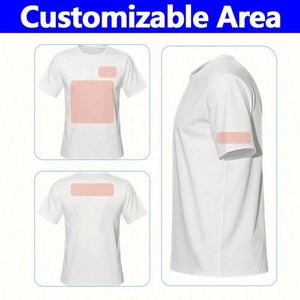 T-shirts publicitaires personnalisés en satin Spandex/Polyester pour entreprise, imprimés par transfert thermique, vierges, pour hommes, 180 grammes, séchage rapide - Product Image 5