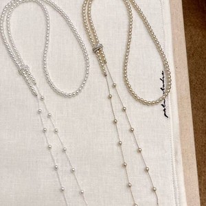 [Meng Lei] שרשרת סוודר אופנתית לנשים עם פנינים טבעיות של מים מתוקים, שרשרת סוודר עם גדילים כוכביים, שרשרת פנינים עם אבזם לכל מטרה - Product Image 4