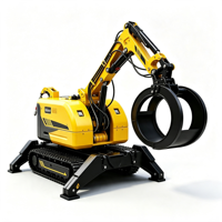 Robot de démolition flexible pour travaux de construction, sans angles morts, pour les opérations de sauvetage