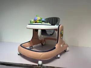 Baby Walker Anti guling, kereta bayi generasi baru multifungsi dengan musik dan lampu 2024