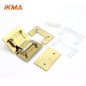 135 درجة الحرير النحاس نحى الذهب ضبط زاوية 10 مللي متر الزجاج الداخلية الحمام الزجاج سوينغ الربيع دش بباب المفصلي - Product Image 6