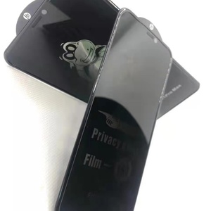 Film de protection d'écran en verre trempé 9H 18D avec membrane airbag anti-espion de haute qualité 2023 pour iPhone XS 11 13 12 14 Pro Max - Product Image 6