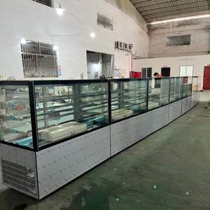 5ft porte en verre doux affichage gâteau vitrine refroidisseur comptoir boulangerie boutique meubles vitrine gâteau vitrine vitrine - Product Image 5