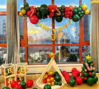 Set de Globos Navideños con Diseño de Copos de Nieve, Azul Invernal, Plateado Metálico, Blanco Perla, Látex, Decoración para Fiestas de Cumpleaños, Bodas, Temática de Princesas y País de las Maravillas