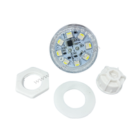 Lampes LED à points RGB programmables automatiquement de 48 mm 24 V, 12 LED, pour parcs d'attractions, E14, IP65