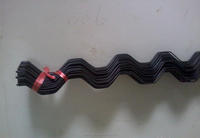 Fil de fer zigzag en PE de haute qualité, petit, pour film de serre en plastique, monocouche, facile à assembler, accessoires agricoles