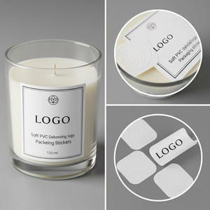 Autocollants d'étiquettes <span class=keywords><strong>kraft</strong></span> en PVC avec logo personnalisé Étiquette de papier d'impression en feuille d'or pour bocaux à bougies pour emballage de promotion de petite entreprise - Product Image 3