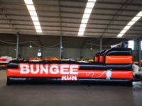Jeu de défi de lumière de combat gonflable de Bungeerun interactif commercial