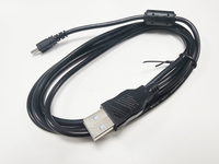Cable DE DATOS USB para cámara de 1,5 M y 8 pines, Cable de datos de carga para cámara Sony Nikon Coolpix para Olympus Pentaxist FinePix