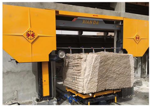 Machine à tronçonner les bords avec <span class=keywords><strong>fil</strong></span> de <span class=keywords><strong>coupe</strong></span> |   Contrôle PLC |   360 °   Table tournante |   <span class=keywords><strong>Coupe</strong></span>-pierre haute performance - Product Image 2