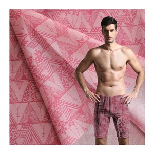 Tái Chế Độ Đàn Hồi Không Thấm Nước 4 Way Stretch Thiết Kế Tùy Chỉnh Bikini Boardshort Đồ Bơi Bán Buôn Sợi Nhỏ Vải - Product Image 1