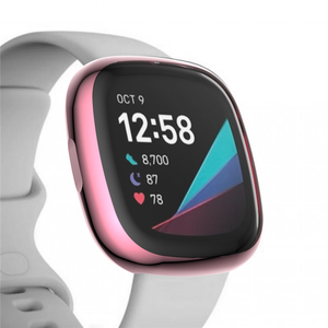 <span class=keywords><strong>Fitbit</strong></span> vers3 <span class=keywords><strong>fitbit</strong></span> senseスマートウォッチケースカバー電気メッキソフトtpuケース工場価格2020 - Product Image 1