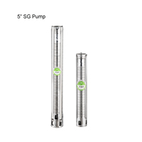 Pompe à eau Ss turbine Sp Sg 5 pouces, trou de forage, pompe électrique à puits profond, pompe Submersible en acier inoxydable