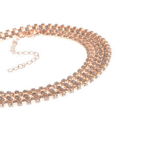 <span class=keywords><strong>KOMI</strong></span> — collier Body longues avec pompon en cristal pour femmes, chaînes de corps <span class=keywords><strong>Sexy</strong></span>, chaînes de couleur or et argent, col licou, été, plage, A70222 - Product Image 5