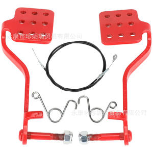 แป้นเหยียบรถโกคาร์ทสีแดงพร้อมเบรกและคันเร่งสำหรับผู้ใหญ่ ใช้ซ่อมแซม ใช้ระบบดิสก์เบรก - Product Image 2