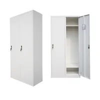 Different Color Steel Storage Almirah 2 Door Metal Wardrobe Cabinets