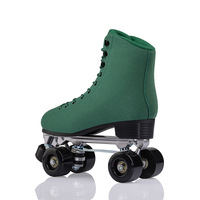 Location de patins à roulettes respirants en PU pour adultes, double rangée, quad, rouleau clignotant à la mode pour les amateurs de skate