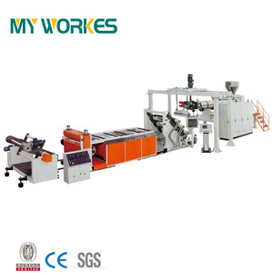 PET extrudeuse kunststoff blatt linie maquinaria, der maschine mashinery für kunststoff materialien - Product Image 3